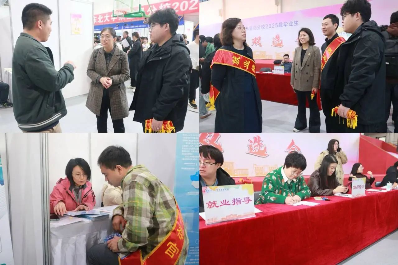 必赢官网开展2025届秋季就业双选会现场指导活动